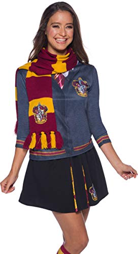 Rubie's Official Harry Potter Gryffindor Deluxe-Schal, Kostümzubehör für Kinder und Erwachsene, Einheitsgröße, Alter ab 6 Jahren