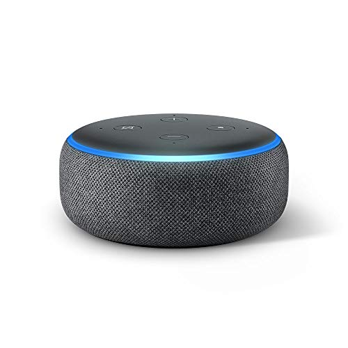 Echo Dot (3. Gen.) Intelligenter Lautsprecher mit Alexa, Anthrazit Stoff Echo Dot (3. Gen.) Intelligenter Lautsprecher mit Alexa, Anthrazit Stoff
