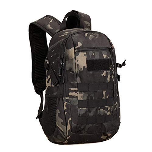 HUNTVP 12L Rucksack Taktisch Wanderrucksack Molle Schultasche Wasserdicht Daypack Militärisch Schulrucksack Mini Studenttasche Unitasche Sporttasche Laptoptasche für Outdoor Sport - Grau Camouflage HUNTVP 12L Rucksack Taktisch Wanderrucksack Molle Schultasche Wasserdicht Daypack Militärisch Schulrucksack Mini Studenttasche Unitasche Sporttasche Laptoptasche für Outdoor Sport - Grau Camouflage