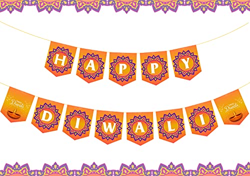 Happy Diwali Banner Indisches Festival der Lichter Rustikale Party Dekoration Wimpelkette Banner Mutter Laxmi Happy für Hindu, Deepavali Party Supplies Indoor Outdoor Decor Happy Diwali Banner Indisches Festival der Lichter Rustikale Party Dekoration Wimpelkette Banner Mutter Laxmi Happy für Hindu, Deepavali Party Supplies Indoor Outdoor Decor