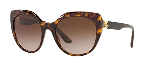 Dolce & Gabbana Sonnenbrille DG4392 502/13 Damen Sonnenbrille Farbe Havannabraun Gläsergröße 56 mm
