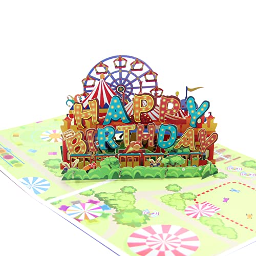 3D Pop-up-Geburtstagskarte, einzigartige Grußkarte für Geburtstage, geeignet für Familie und Freunde, um ihre Geburtstagswünsche auszudrücken